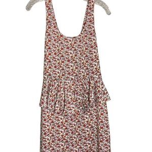 OXFORD CIRCUS floral peplum dress SIZE LARGE